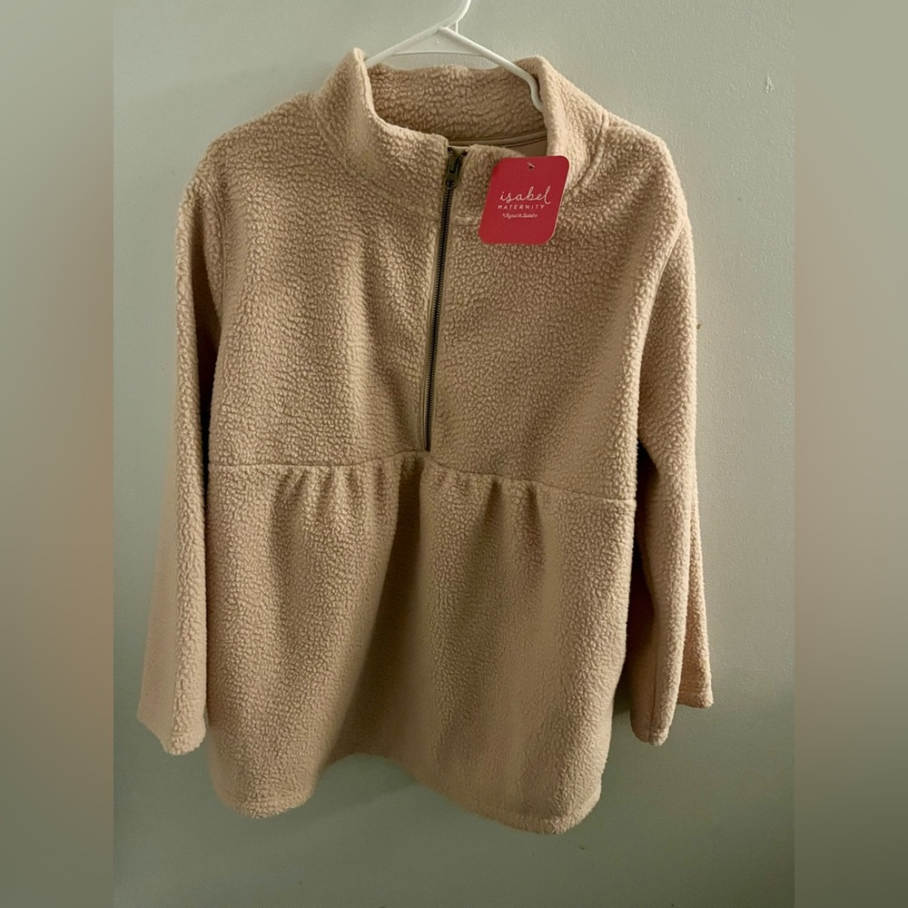 Isabel Maternity NWT Sherpa style pull over size medium
